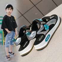 next jazz boy sandals 2021 new tide Summer CUHK Kids Soft Bottom Non-slip Children Beach Shoes