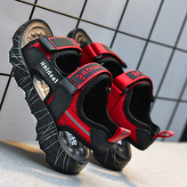 next jazz boy sandals 2022 new summer CUHK children students anti-slip soft bottom sports beach shoes