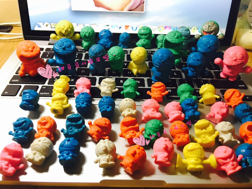 Japan imports machine cat Doraemon Dream Xiaoxin rubber eraser and out - of - print collection
