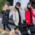 Cô bé Zhongdatong 8 áo bông 9 mùa đông mặc 10 quần áo cotton trẻ em dày 12 cô gái áo khoác mùa đông 13 tuổi