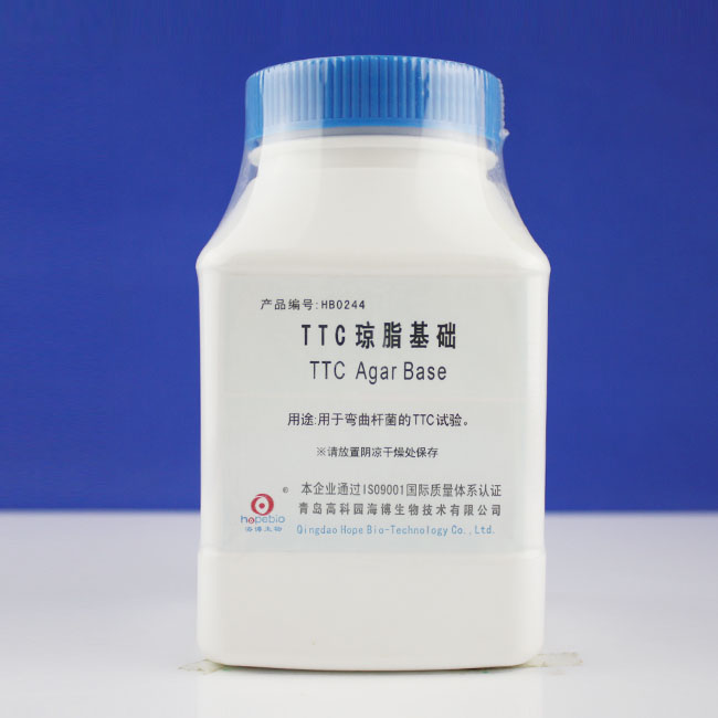 青岛海博HB0244     生化试剂     TTC琼脂基础  250g