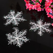 Christmas decoration snowflakes Christmas tree snow scene hanging snowflake shop window glass paste snowflake snowflake flakes