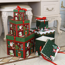 Christmas decoration gift box packaging box gift box pile head Christmas tree igloo accessories holiday scene decoration ornaments