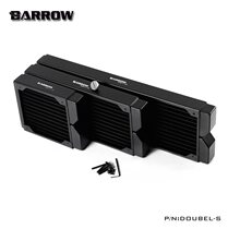 Barrow Doubel-s 120 240 360 high-density dual-wave copper water cooling radiator 34MM