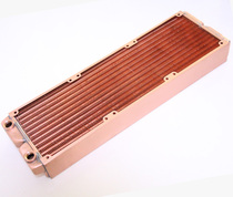 Ke Ruiwos new 360 copper water-cooled heat exchanger liquid-cooled discharge 4 water cycle 45mm strong performance