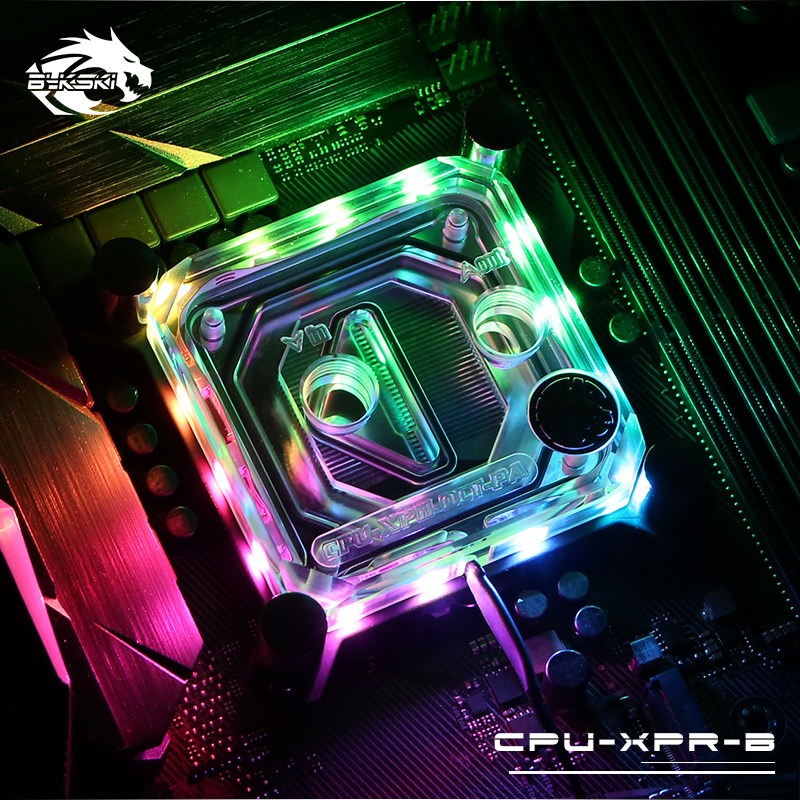 Bykski CPU-XPR-B jet micro waterways Mirage desktop computer CPU water cooling head 115x 2011