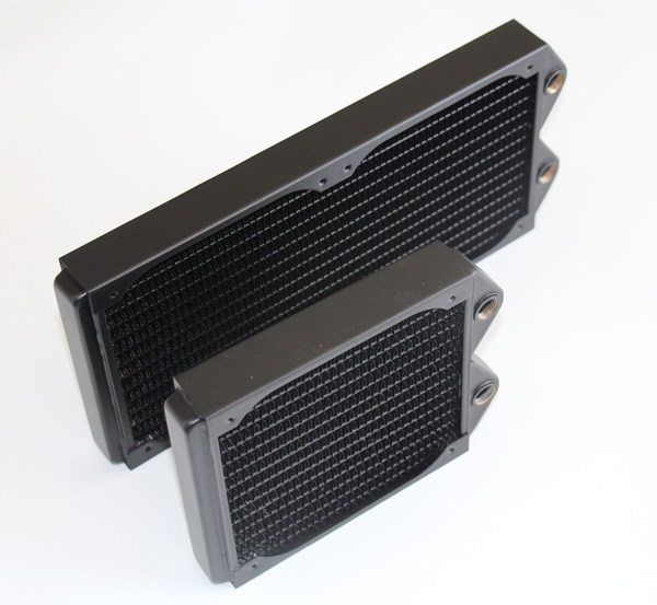 Coolworld 420280140 water cooling row water cooled copper bar heat dissipation row 2-thread heat exchanger