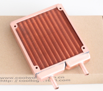 Ke Ruiwo water cooling discharge 120 series straight Port all copper water cooling heat exchanger heat dissipation discharge