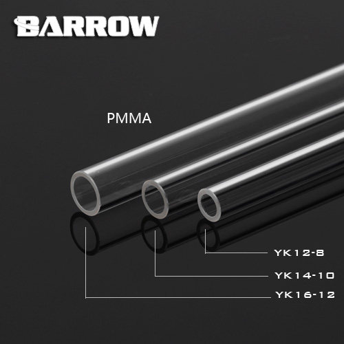 Barrow outer diameter 14 inner diameter 10MM transparent acrylic hard tube YK14-10 500MM length