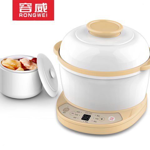 RW Junwei RWD-10A Electric Saucepan ceramic cooking porridge pan fully automatic mini-riser tuxedo simmer to simmer the congee