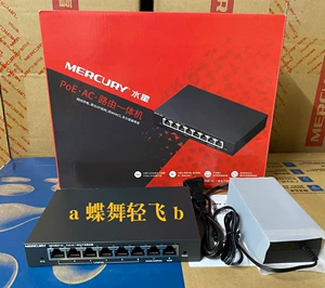 Mercury MR108GP-AC PoE*AC маршрутизация универсальный встроенный беспроводной контроллер PoE-маршрутизатор