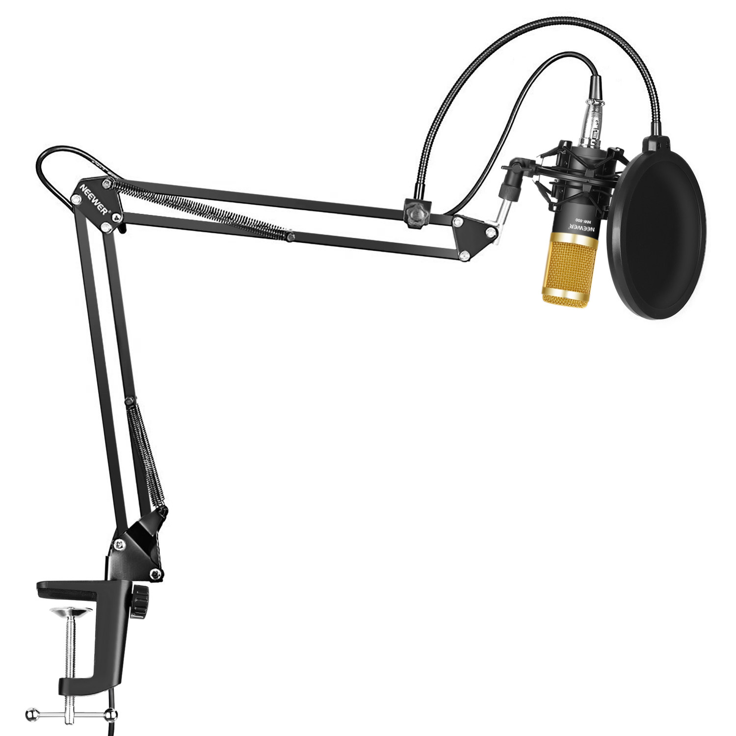 NEEWER NW-800 black gold microphone NW-3 anti-spray hood bracket shockproof frame suit