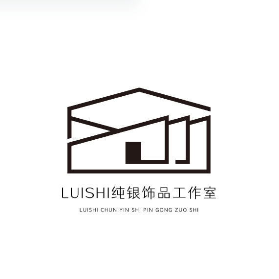 LIUSHI纯银饰品工作室的LOGO