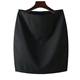 Short skirt and hip-covered suit skirt solid color high quality