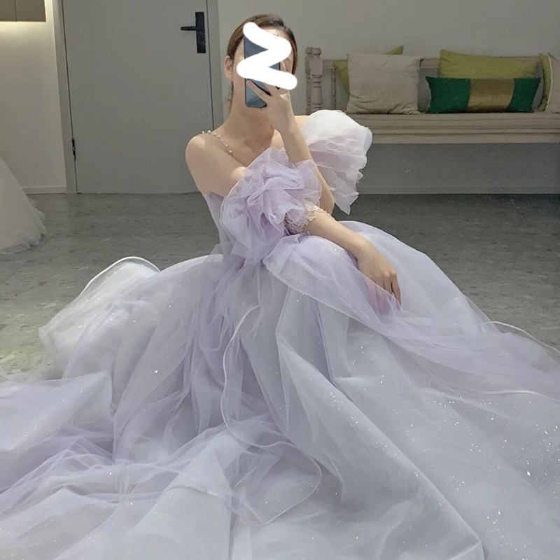 Purple evening dress, skirt for elementary school students, 2022 collection Purple evening dress, skirt for elementary school students, 2022 collection