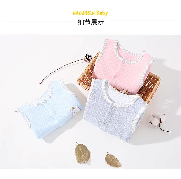 Nam cực thu đông và mùa đông trẻ em cotton dày vest nam và nữ không khí cotton quần áo ấm trẻ em vest quần áo em bé