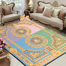 American carved velvet carpet Home living room Bedroom floor mat Multi-function doormat cushion Yoga mat bay window mat