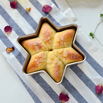 Chef hexagonal star cheese toast bread cake mold baking household non-stick baking oven special