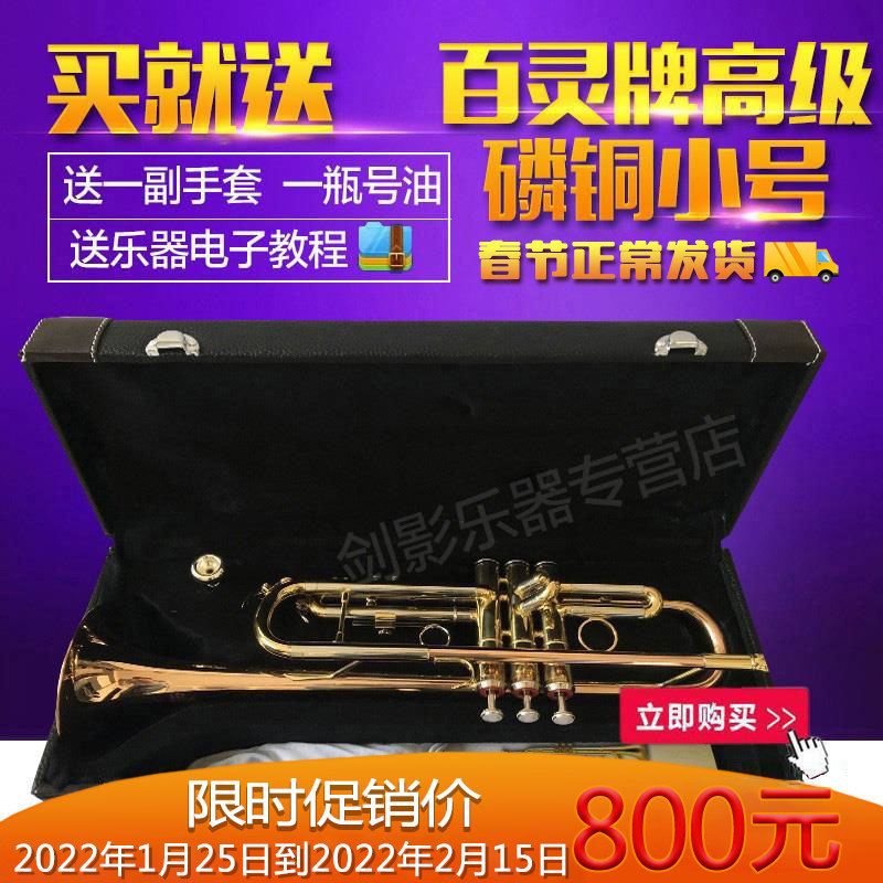  Lark S Shanghai Wind Instrument Factory Lark brand intermediate Kphospho copper mouth M9103-PJY