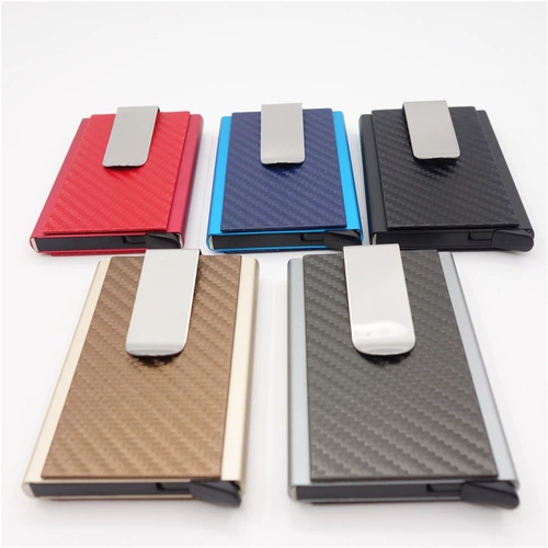 Металлический кошелек, картхолдер, антимагнитная защитная сумка для визитных карточек, анти-кража