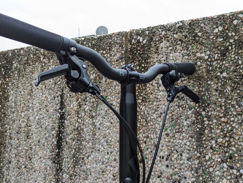 Hh Innovation Brompton Handlebar, Large Angle Swallow-Shaped Handlebar, Carbon Fiber S Handlebar, Small m Handlebar