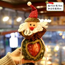 Christmas decorative gift bag Pingan fruit apple bag children candy bag gift box socks tote bag