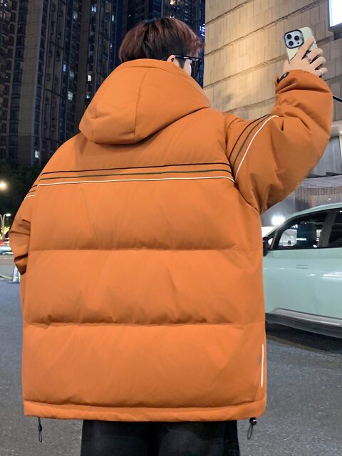 Teenagers winter white duck down jacket boys junior high school and high school students thickened coat big children winter clothing cold weather clothing