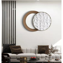 Modern light luxury metal wall decoration restaurant background wall three-dimensional hanging decoration creative bedroom model room wall decoration pendant