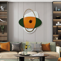 Nordic wall decoration wall hanging creative metal round wall decoration Model Room Hotel background wall light luxury iron wall hanging