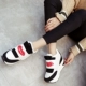 Giày mùa thu và mùa đông Giày nữ cao cấp của Hàn Quốc Giày nữ cao vô hình giày sneaker cổ cao nữ