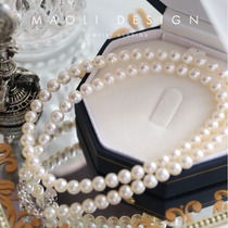MAOLI Pearl Beauty Strong Light Natural Freshwater Pearl Retro - Clock chain