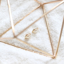 MAOLI exclusive original 14K gold package natural freshwater pearl earrings mini planet earrings