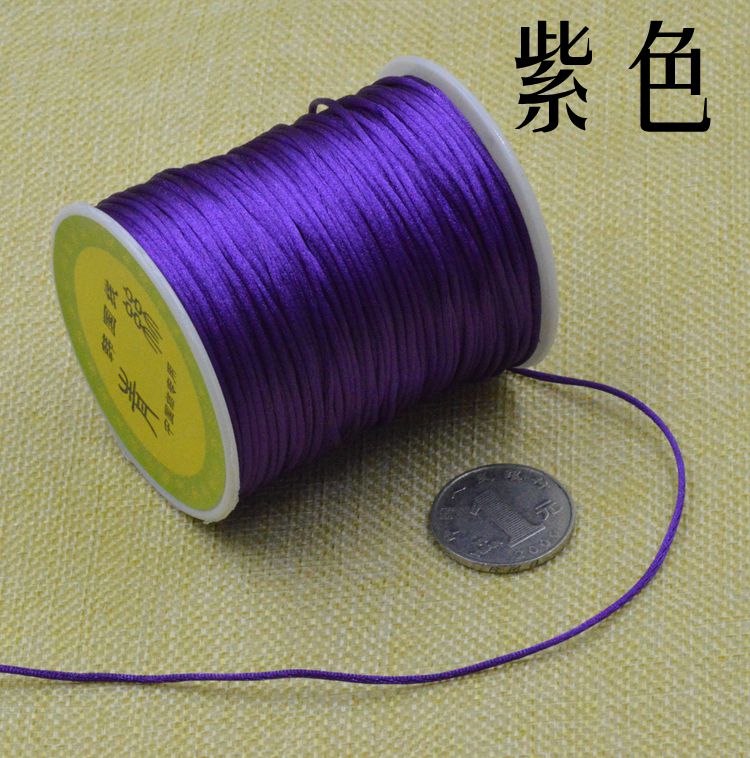 Trung Quốc thắt nút dây ngọc bích thứ 7 dây bện 1,5mm DIY vòng đeo tay mặt dây đỏ dây thừng mua hai tặng một - Vòng đeo tay Clasp vòng mã não