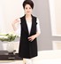 Phụ nữ trung niên mùa xuân và mùa thu vest dài phần lớn kích thước mẹ áo thời trang áo vest nữ trung niên hàng đầu áo khoác cardigan nữ Áo vest