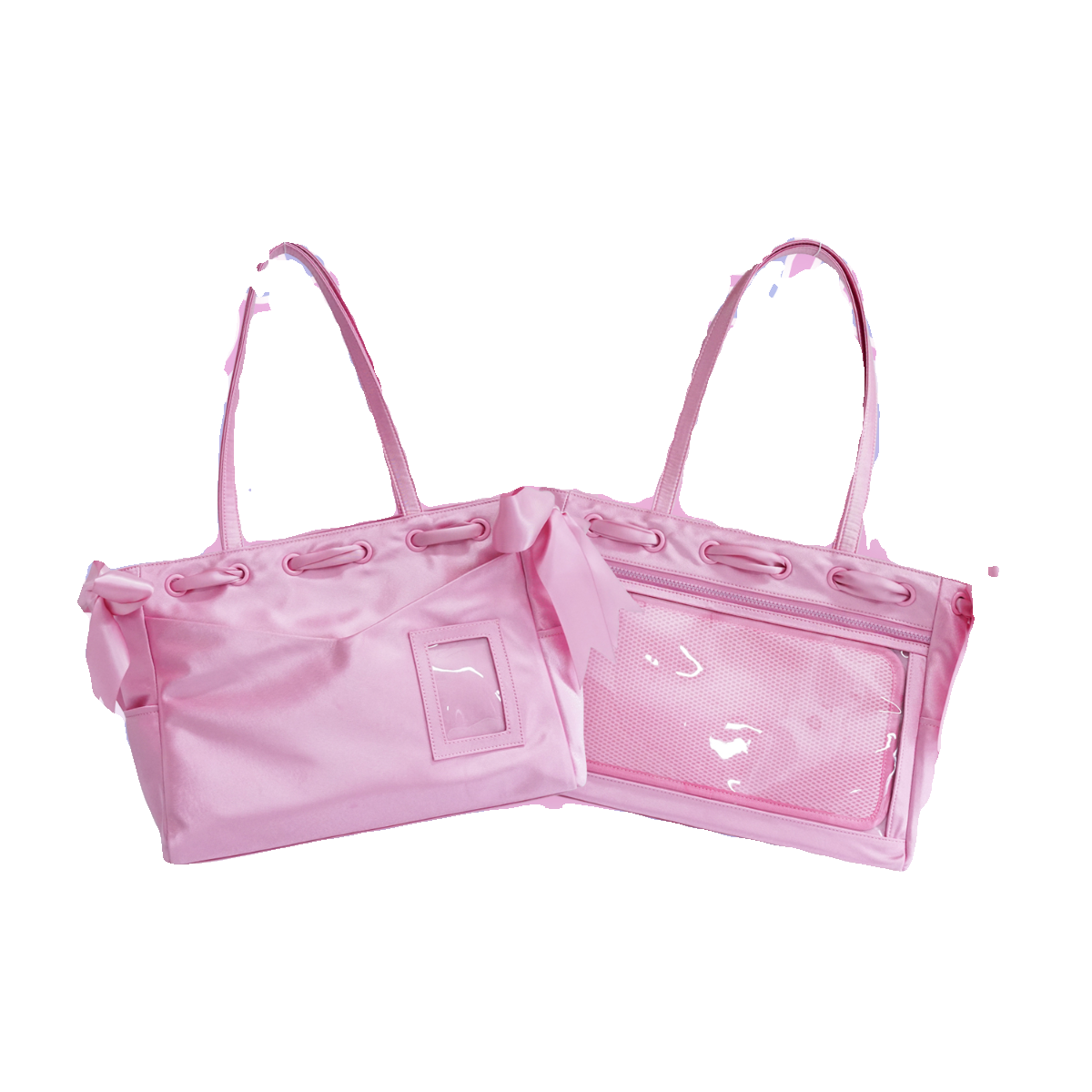 BerryQ ballet girl pain bag 14-inch large capacity tote pain bag sweet lady style pain bag