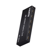 优联 hdmi数字矩阵分配器2进4出2 0高清4k@60HZ切换器电视卖场3D