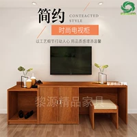 Chuỗi kinh doanh nội thất khách sạn tủ tivi cao và thấp hàng bàn tiêu chuẩn phòng đầy đủ đơn giản tùy chỉnh túi mềm phân tùy chỉnh tủ gỗ quần áo