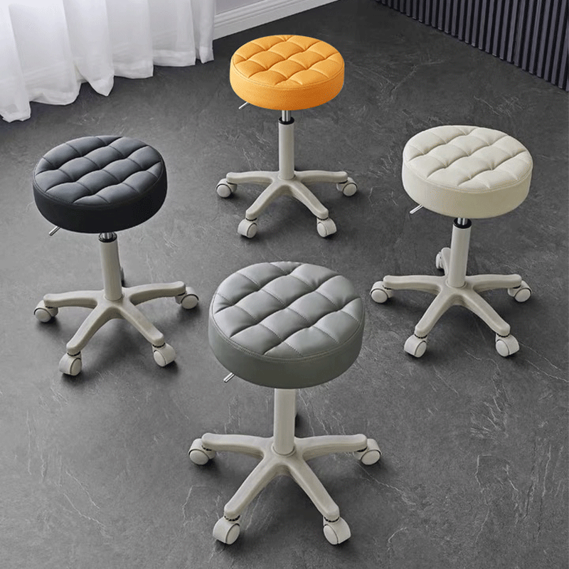 Beauty salon stool rotating lift backrest large working chair pulley hair salon nail salon special round chair