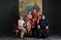 2022 Mi Ke new family portrait childrens photography clothing family of six family portrait cheongsam family portrait