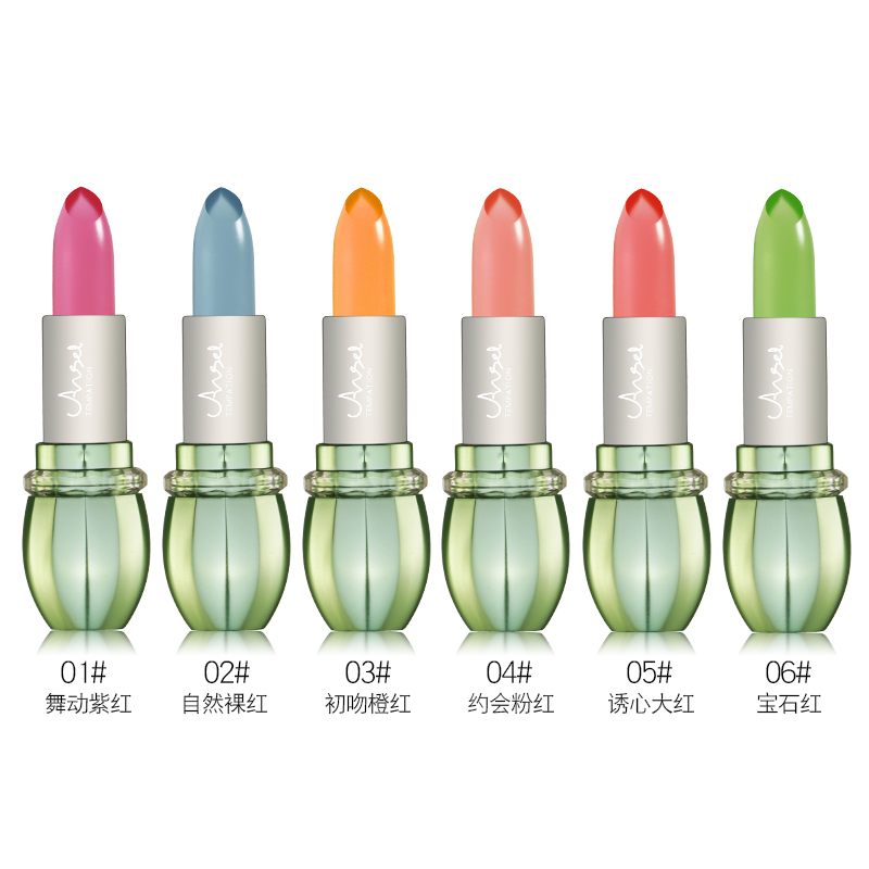 Aloe Vera Gel Jelly Lip Balm Giữ ẩm Giữ ẩm Không dấu vết Son môi Không đánh dấu Màu chống nước Thay đổi Màu môi Chính hãng son chou chou