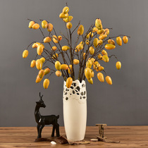 Autumn-fruit gosh red sauce fruit Pulp Fruit Berries Fruit Branches Fruit Indoor Decoration Flowers Fake Flowers Fake flowers emulated berries