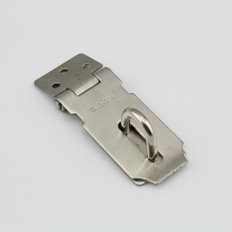 304 stainless steel 2MM thick padlock lock stainless steel lock padlock buckle wooden door buckle 3 inch!