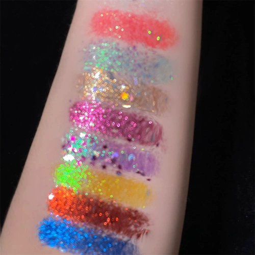 Фея последовательные тени для век Пластина Жемчужная световая вспышка порошок супер блестящий хрустальный макияж глаз Студент Студент Рекомендация макияжа макияж