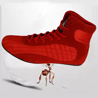 Imported cowhide squat deadlift weightlifting shoes Men's boxing shoes Comprehensive training shoes Gym muscle strength training shoes