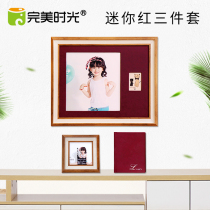 Perfect time Mini red Three combinations 20 inch Enlarged Baby Photo Sprint Full Family Foo Photo Squared 8 boxes
