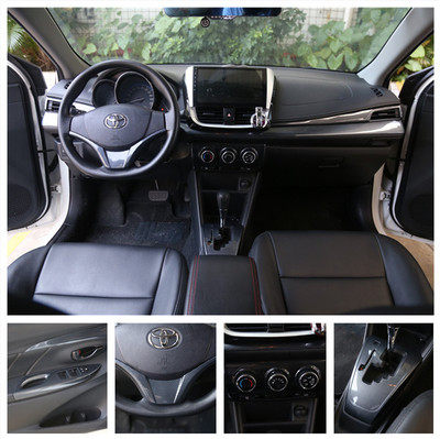 Applicable to 14-21 models of Zhixuan Vios interior modification carbon fiber mahogany interior stickers central control gear position