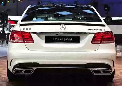 Suitable for Benz W212 stainless steel tail nozzle E280 E300 E63 modified exhaust pipe tail nozzle