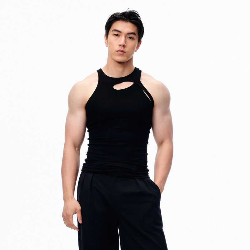 Muzedu Design-Inspired Tight-Fitting Tank Top
