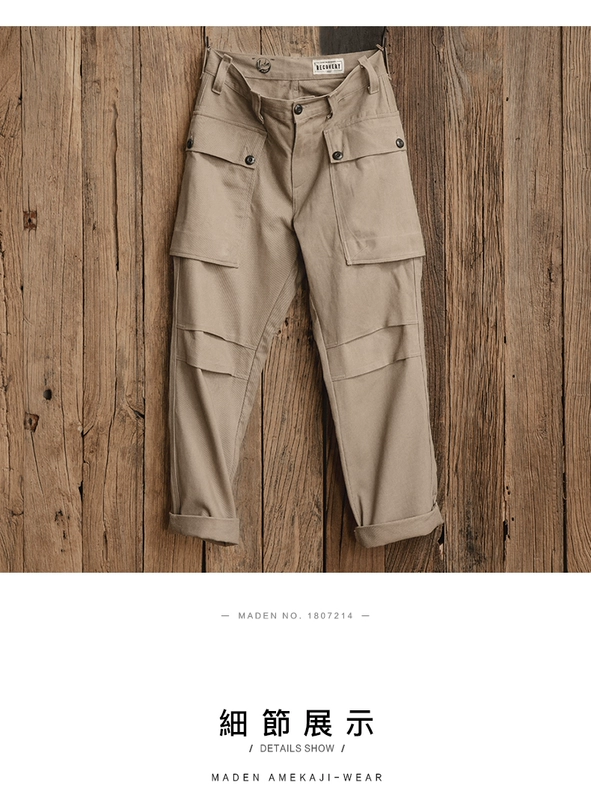 Madden dụng cụ quần quân sự bỏ túi cổ điển của Mỹ Ami áo kaki bốn mùa shop đồ nam đẹp