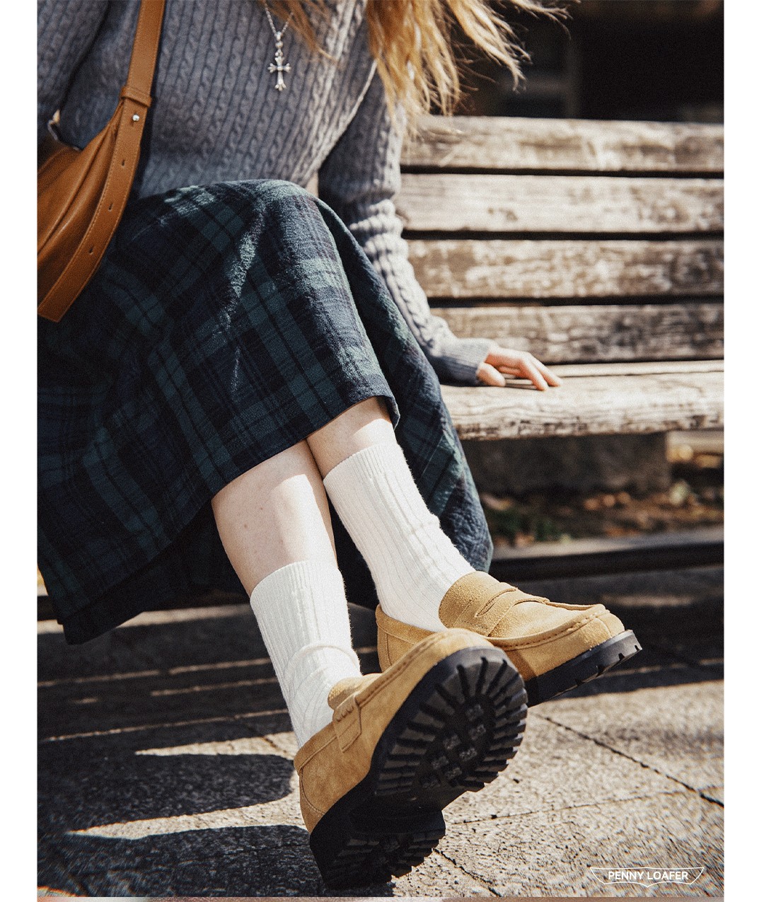 MADEN Suede Penny Loafer